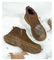 Wool And Thickened Warm And Cold Steel Coated Head Anti-Smash And Anti-Puncture Cowhide Solid Bottom Light Cotton Shoes