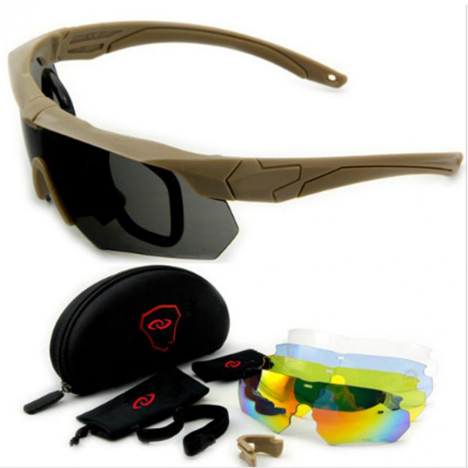 반대로 충격 반대로 안개 Uv400 전술상 탄도 고글 군 Eyeshield 안전 유리를 사냥하는 방어적인 스포츠 총격사건
