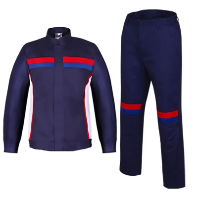 High Quality Custom Logo Work Clothing Workwear Sets Two Pieces Workwear Overall for Mens
