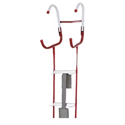 Aluminum Fire Safety Ladder Retractable Emergency Window Telescopic Two-Storey Balcony Fire Escape Ladder For Apartments
