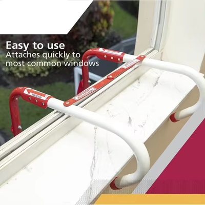 Aluminum Fire Safety Ladder Retractable Emergency Window Telescopic Two-Storey Balcony Fire Escape Ladder For Apartments