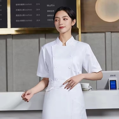 Fashion Restaurant Kichen Cooking Clothes Chefs Works Jacket Clothing Uniform Designs For Men And Women