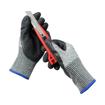 OEM/ODM Polyester Cut Resistant Gloves CE Performance Dipped Gloves
