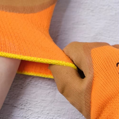 Wholesale Wear-resistant Durable Latex Rubber Foam Coated Protective Work Gloves Impact Labor Work Safety Gloves
