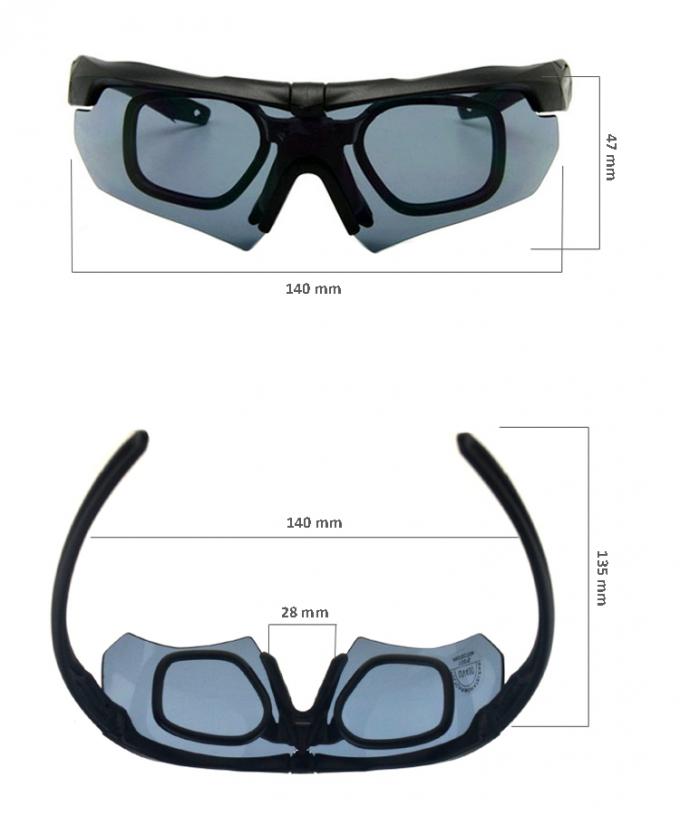반대로 충격 반대로 안개 Uv400 전술상 탄도 고글 군 Eyeshield 안전 유리를 사냥하는 방어적인 스포츠 총격사건